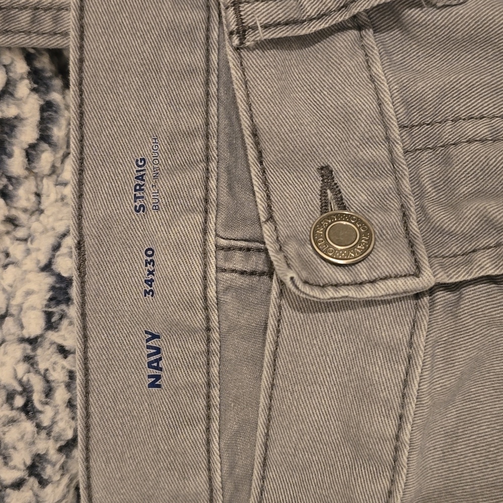 Mens gray jeans